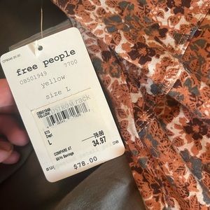 Free people large tee new with tag